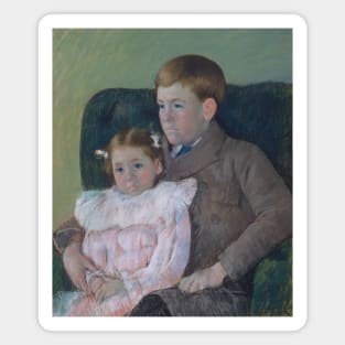 Gardner and Ellen Mary Cassatt by Mary Cassatt Magnet